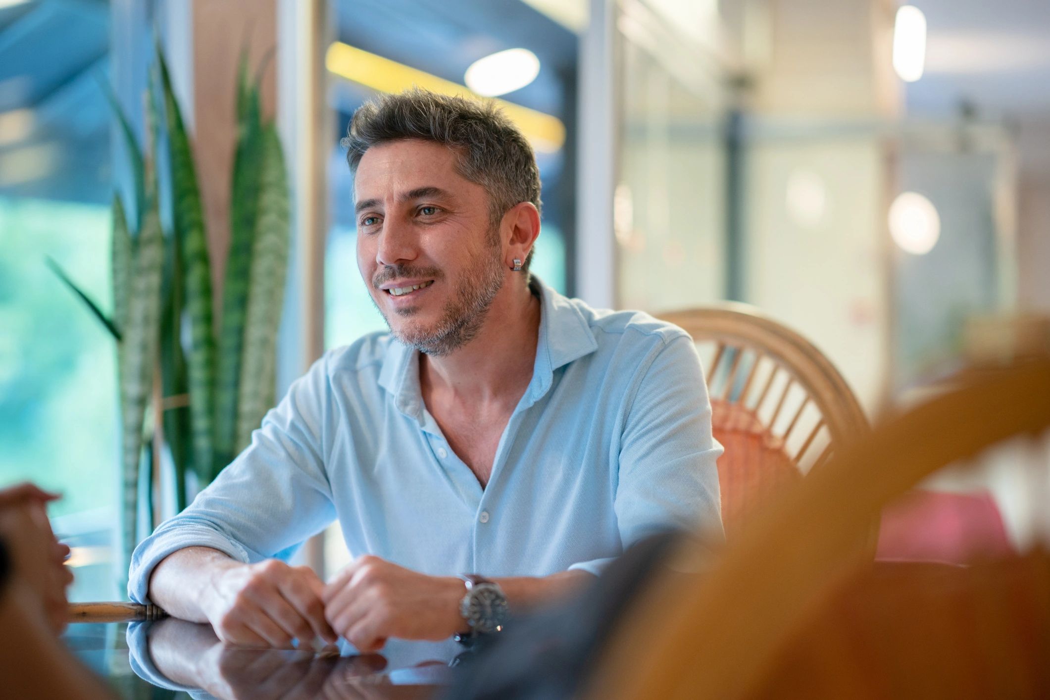 Supportive conversation focused on recovery and wellness